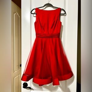 Beautiful Red Ieena for MacDuggal Cocktail Dress